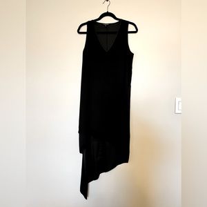 Express Asymmetrical black dress